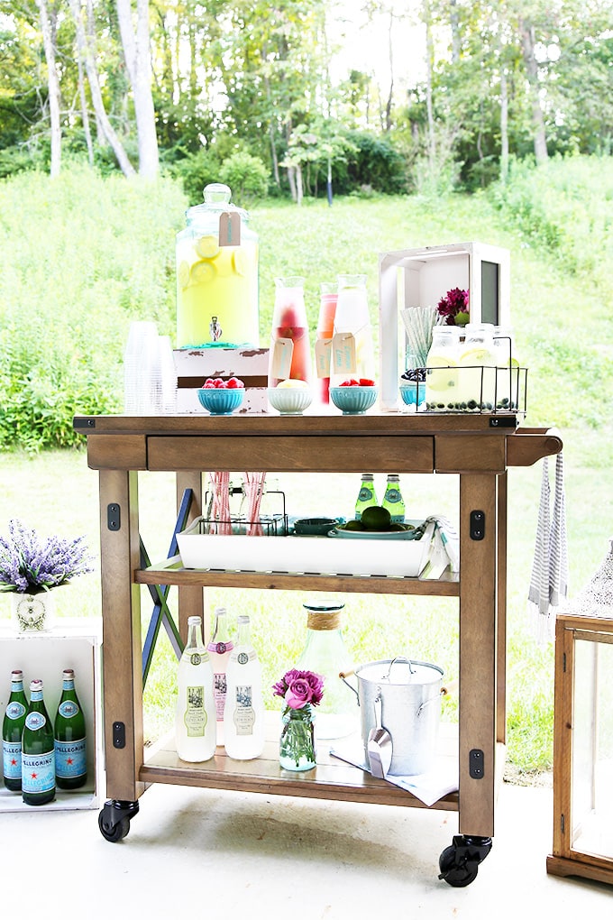 Image for A Styled Bar Cart Lemonade Bar