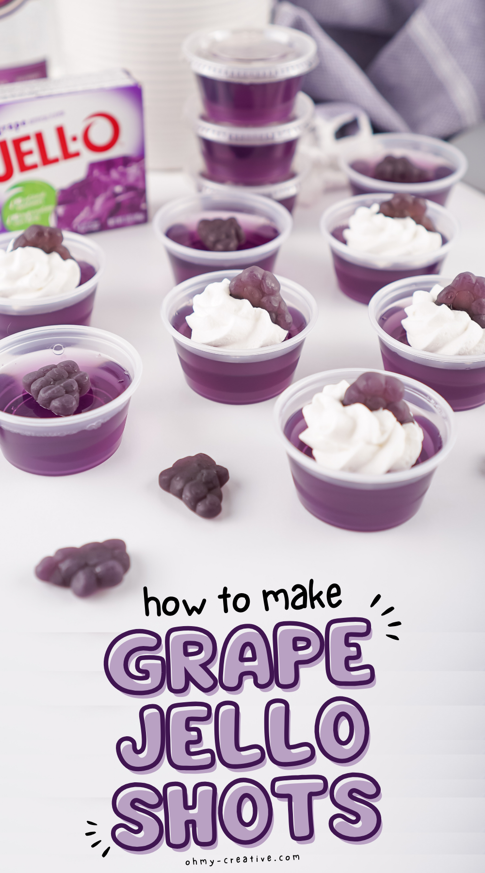 How to Make Grape Jello Shots