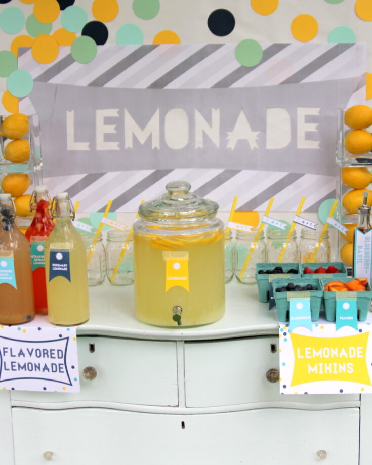 Image for Summer fun- Lemonade Bar Drink Station