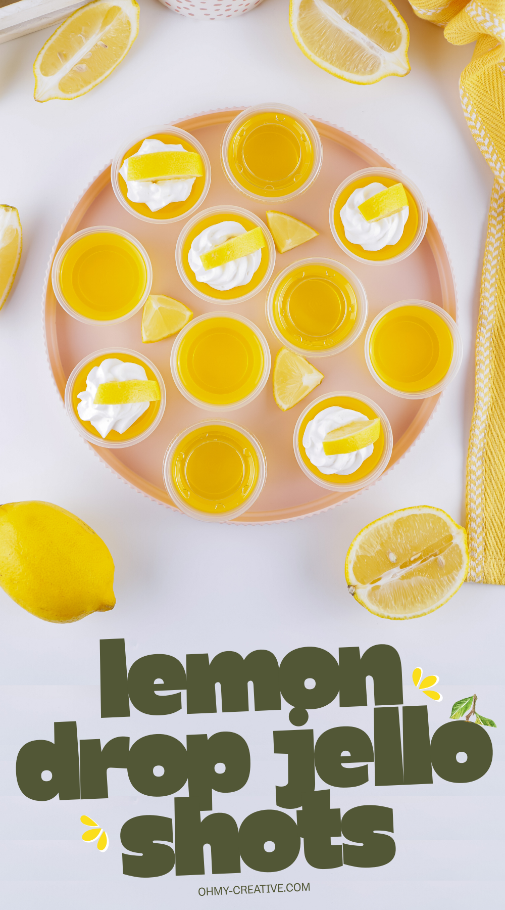 Lemon Drop Jello Shots