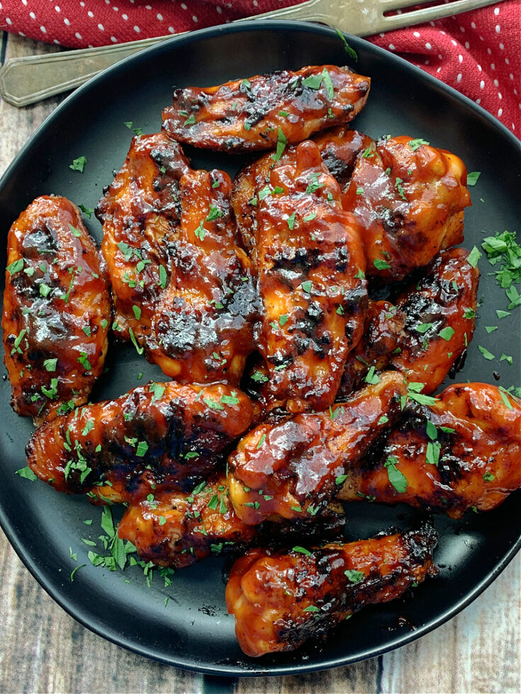 Image for Grilled Spicy BBQ Chicken Wings