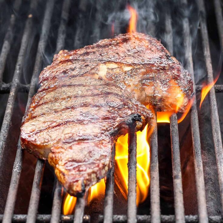 Image for Salt + Pepper Crusted Grilled Ribeye Steak