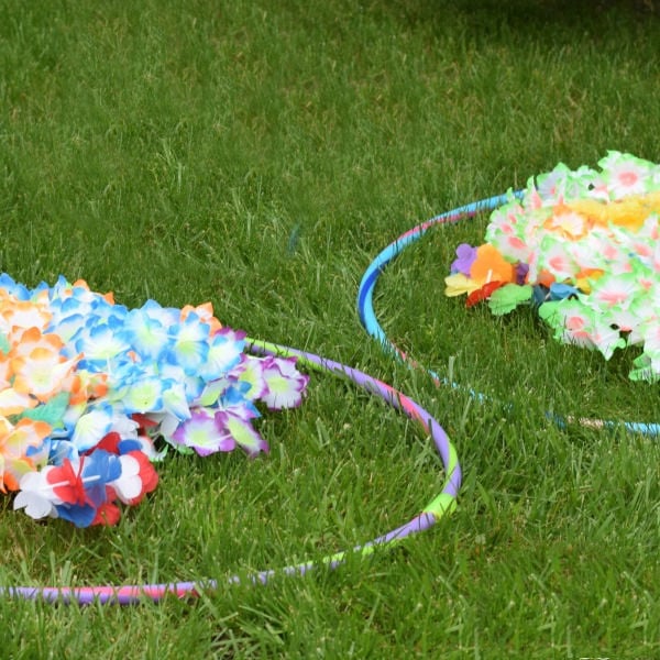 Image for Lei Necklace Relay Race { A Hilarious Summer Outdoor Game for Kids)