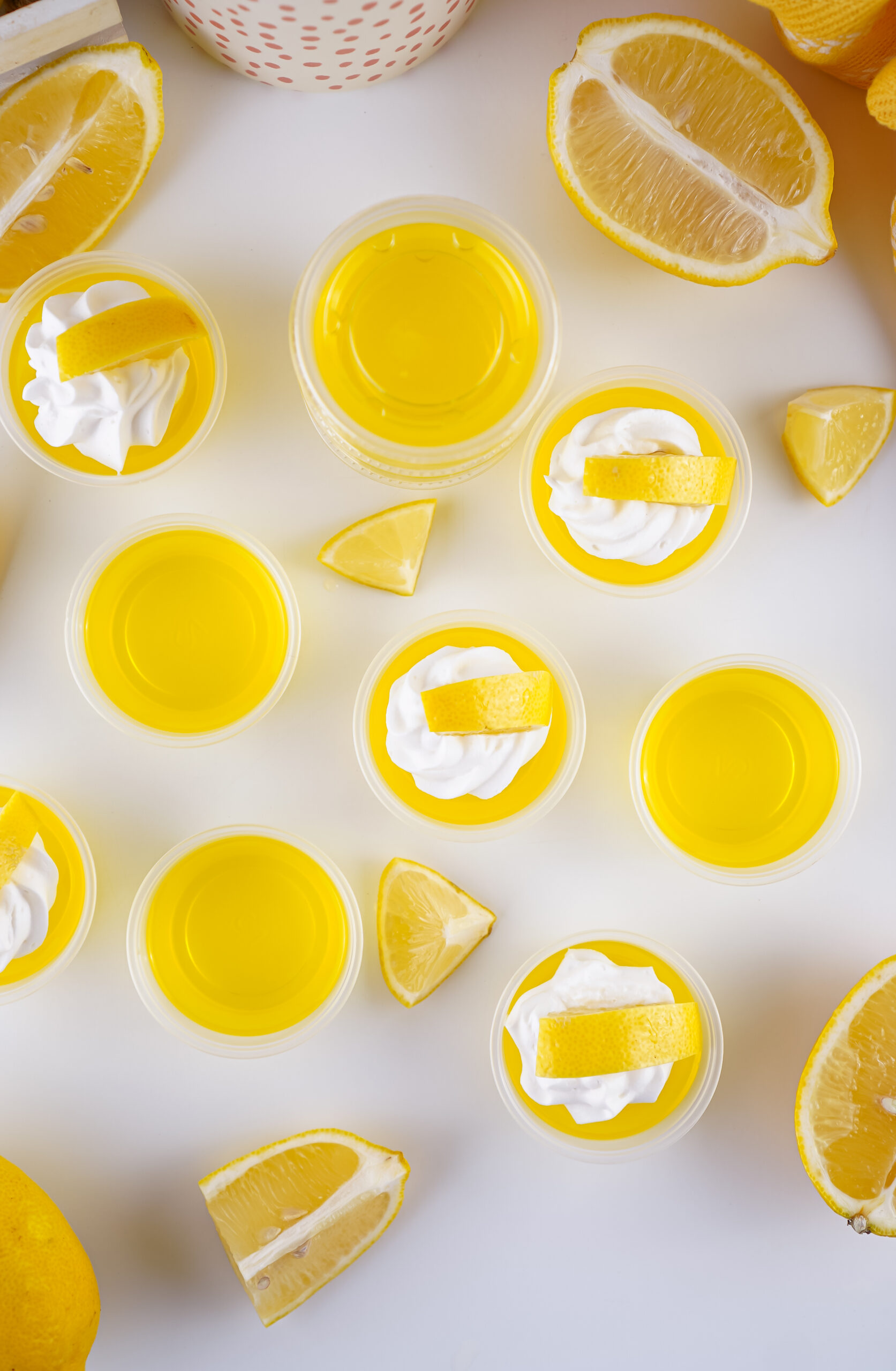 An image of Lemon Drop Jello Shots recipe to try for your next party!